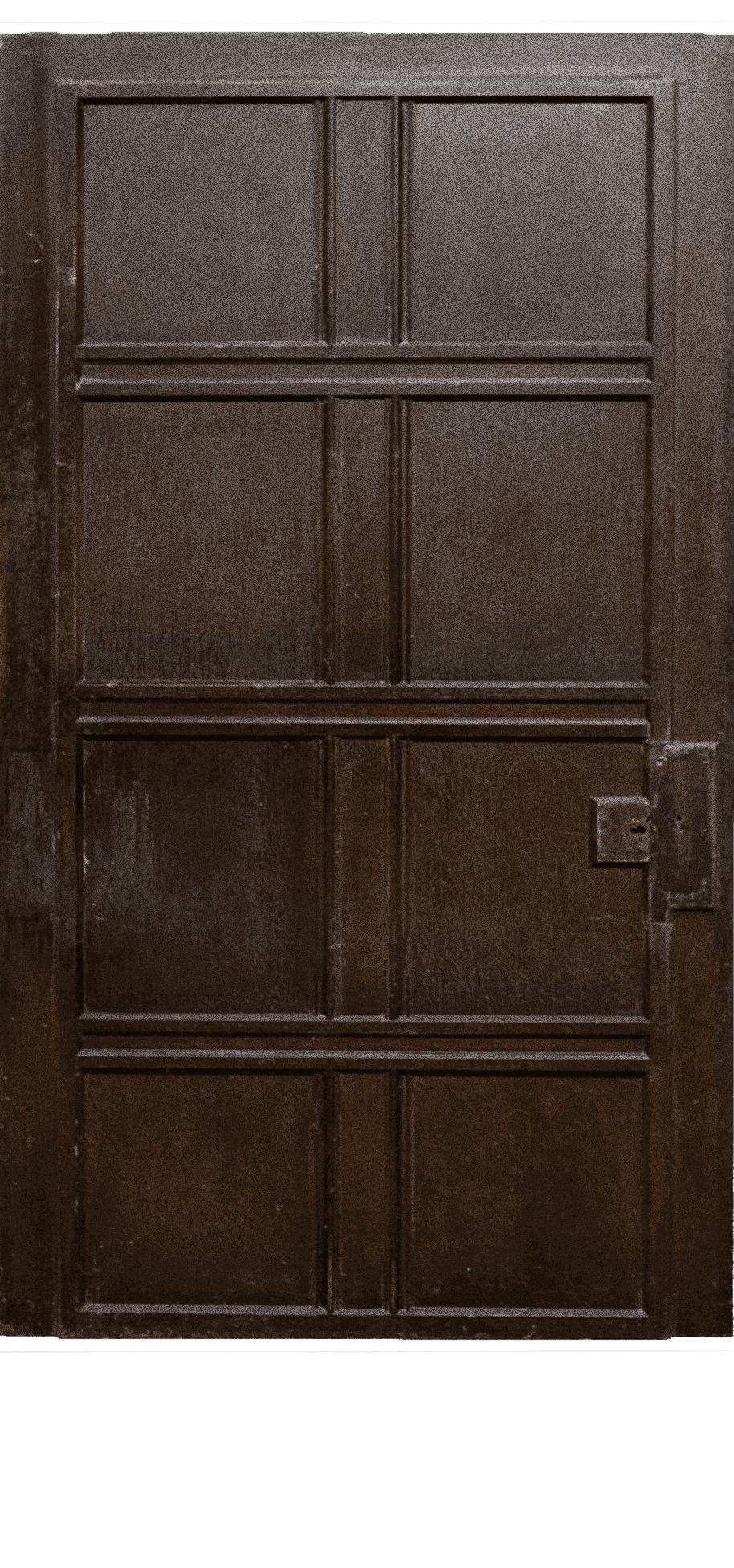 A photo of one of the vintage doors at Sidste Mole.