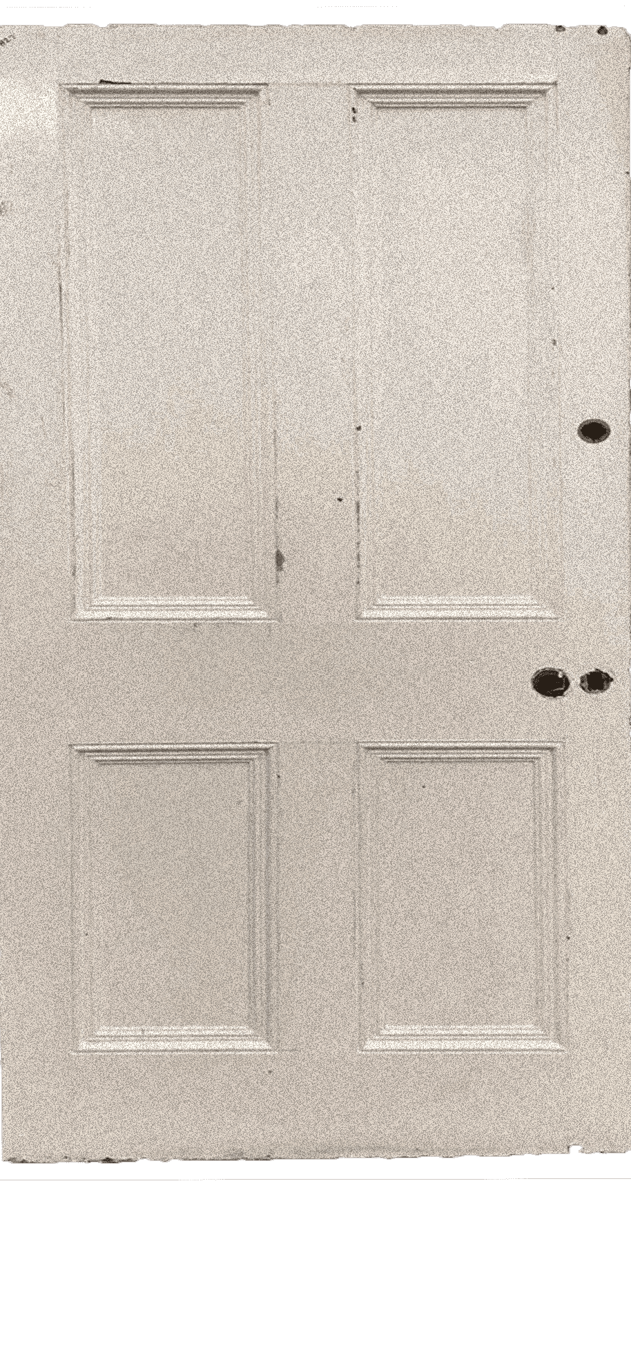 A photo of one of the vintage doors at Sidste Mole.