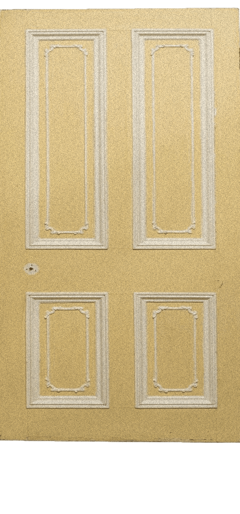 A photo of one of the vintage doors at Sidste Mole.
